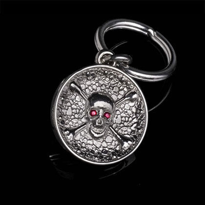 Skull and Crossbones Key Ring - Shano Designs