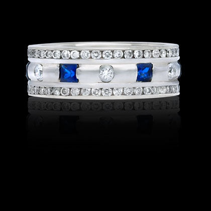 Right-Hand Ring—Blue Sapphire - Shano Designs