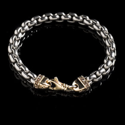 Titanium Gold Link Bracelet - Shano Designs